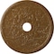 Ekena Millwork Grape Ceiling Medallion (Canopies up to 3 5/8"), 22 5/8"OD x 3 5/8"ID x 5/8"P, Smokey Topaz Crackle CM22GRSTC - alternate 1